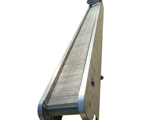 304不銹鋼鏈板輸送機